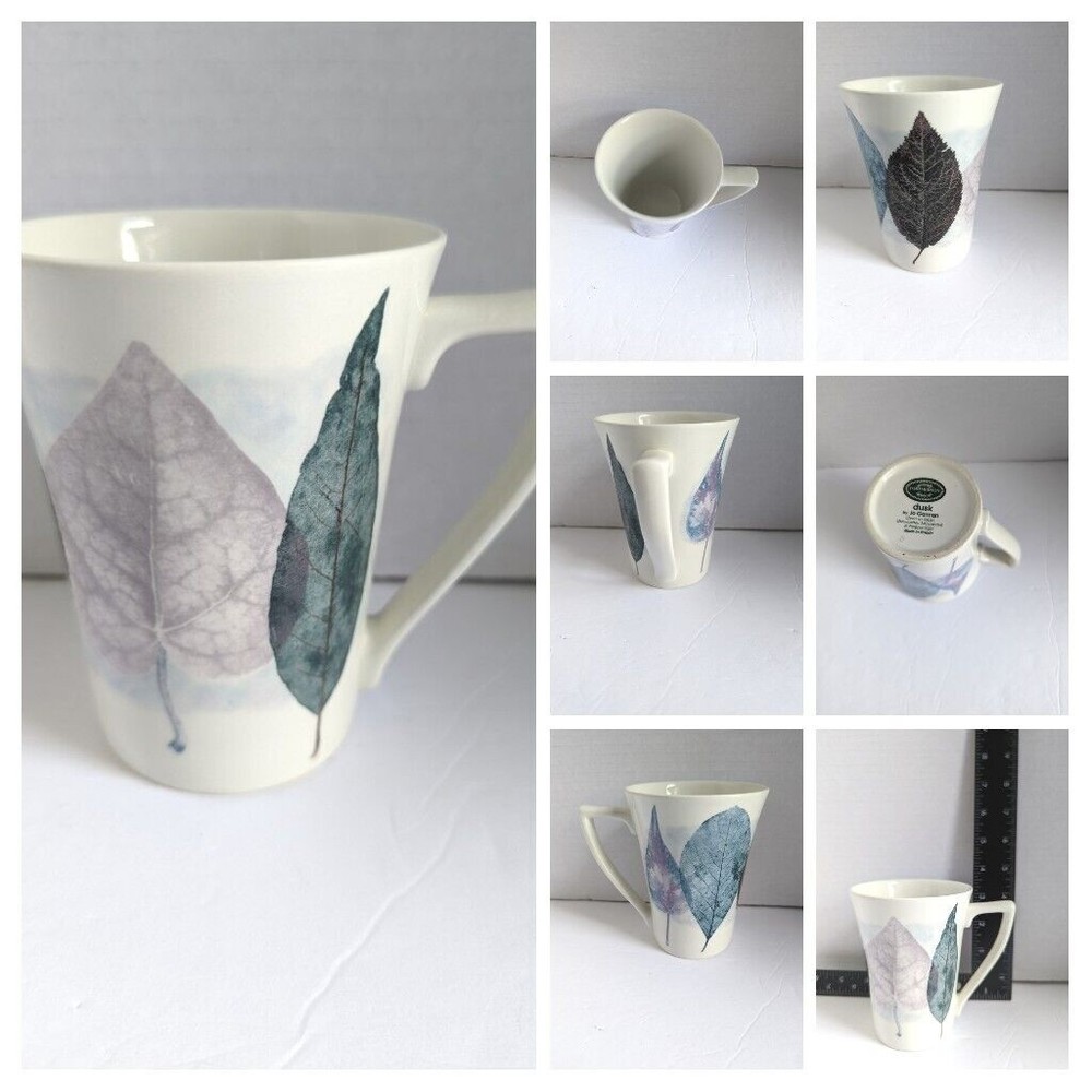 PORT MEIRION 10oz Porcelain Coffee Hot Chocolate Tall Mug Cup Dusk by Jo Gorman